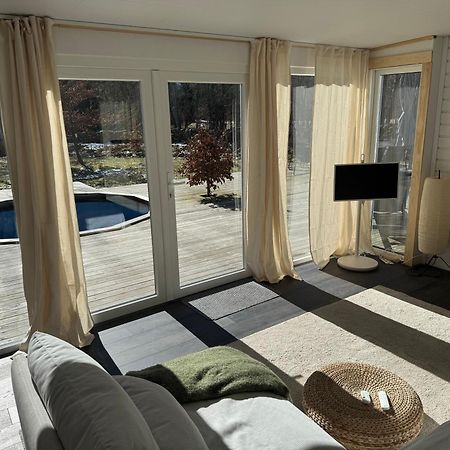Cabin In The Forest With Spa Bath Västra Torup Εξωτερικό φωτογραφία