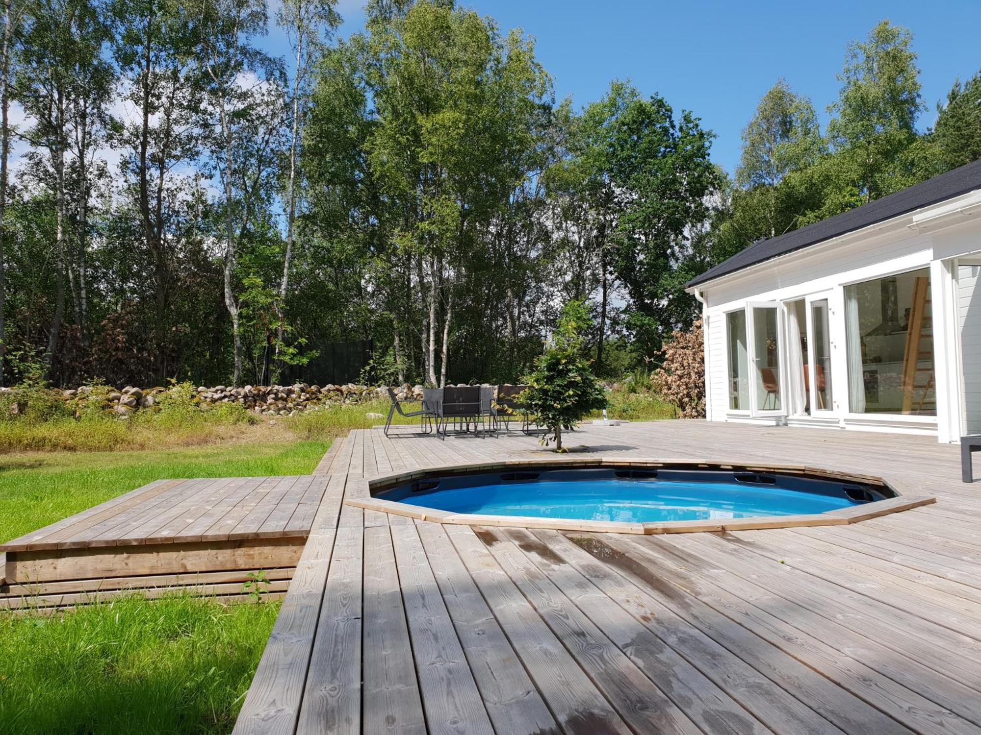 Cabin In The Forest With Spa Bath Västra Torup Εξωτερικό φωτογραφία