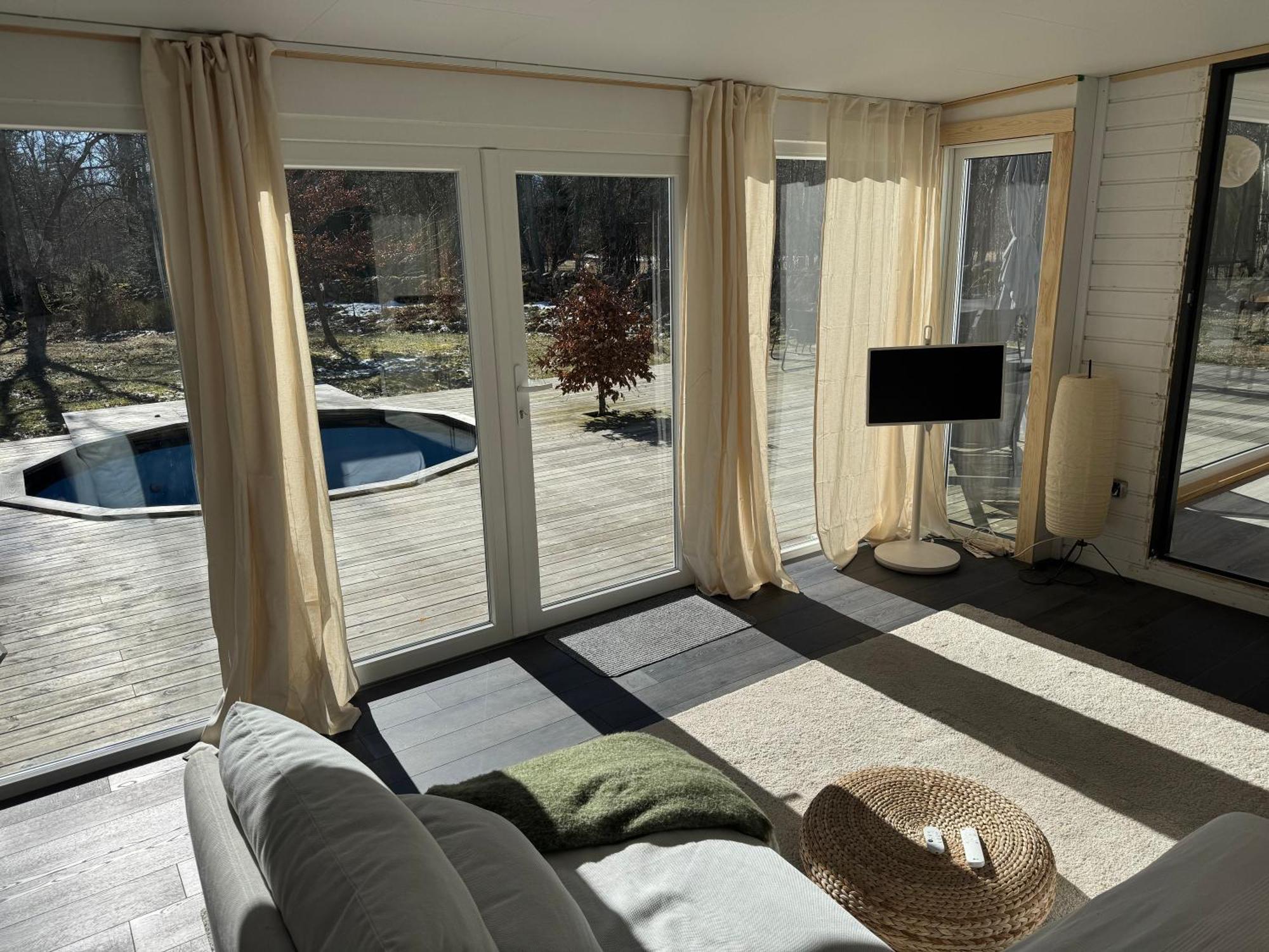 Cabin In The Forest With Spa Bath Västra Torup Εξωτερικό φωτογραφία
